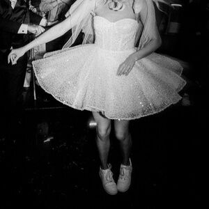 Watters White Sparkling Wedding Dress